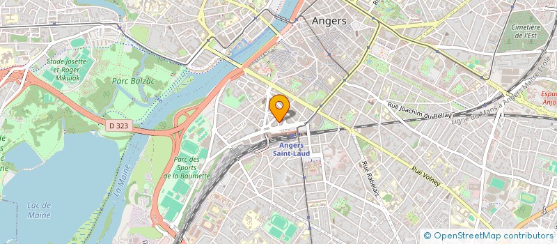 localisation de l'entreprise MONSIEUR LUDOVIC BOUGET à ANGERS