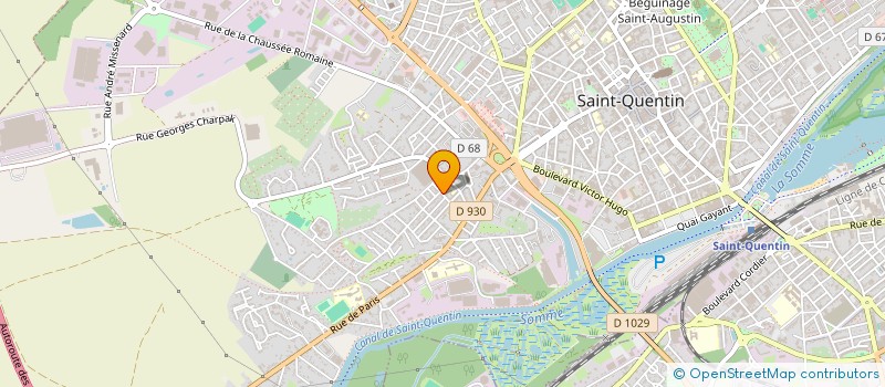 localisation de l'entreprise MONSIEUR LUDOVIC BOUILLARD à SAINT-QUENTIN