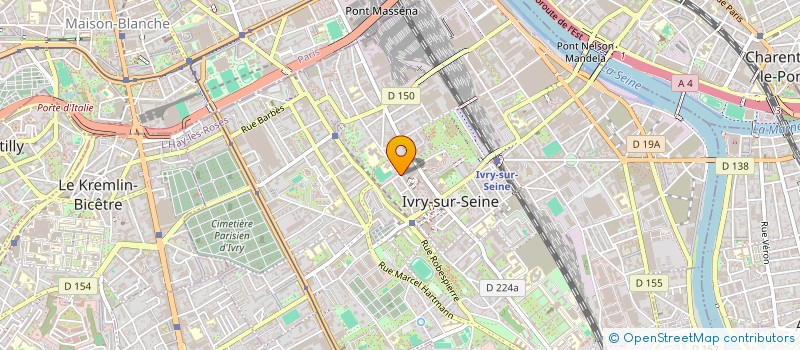 localisation de l'entreprise MONSIEUR LUDOVIC BOULANGER  IVRY-SUR-SEINE