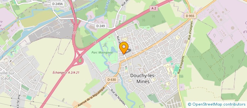 localisation de l'entreprise MONSIEUR LUDOVIC BOULET à DOUCHY-LES-MINES