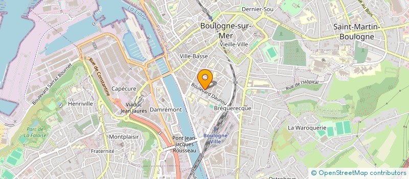 localisation de l'entreprise MONSIEUR LUDOVIC BOULOGNE  BOULOGNE-SUR-MER