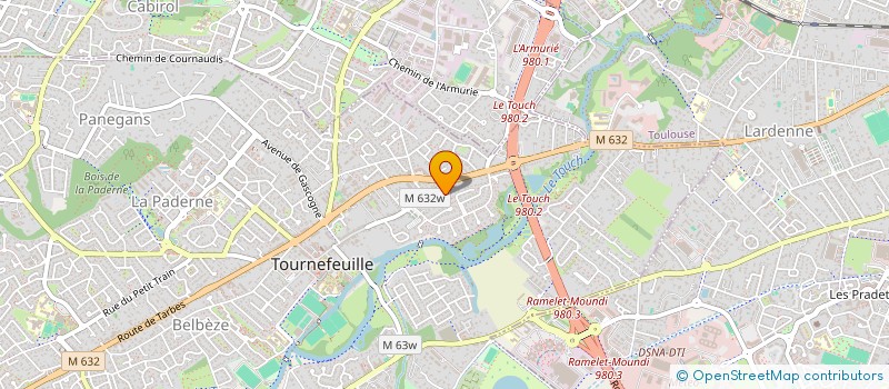 localisation de l'entreprise MONSIEUR LUDOVIC BOUQUET  TOURNEFEUILLE