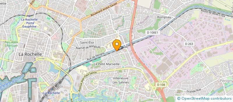 localisation de l'entreprise MONSIEUR LUDOVIC BOURASSIN  LA ROCHELLE