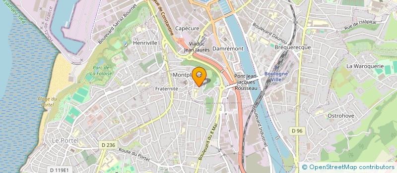 localisation de l'entreprise MONSIEUR LUDOVIC BOURGAIN à BOULOGNE-SUR-MER