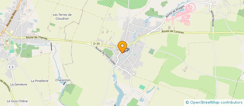 localisation de l'entreprise MONSIEUR LUDOVIC BOURGEOIS  LE CONTROIS-EN-SOLOGNE