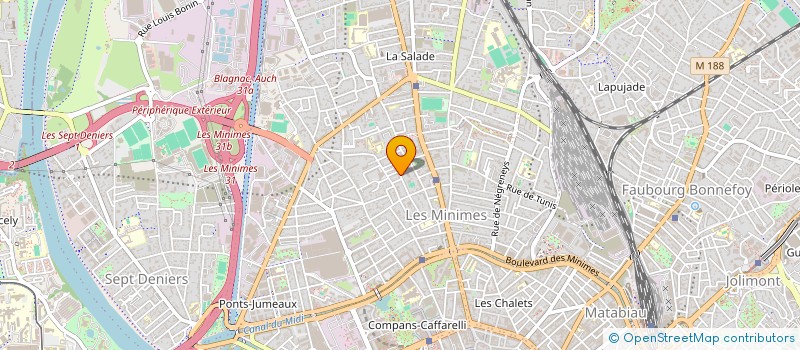 localisation de l'entreprise MONSIEUR LUDOVIC BOURGOIN à TOULOUSE