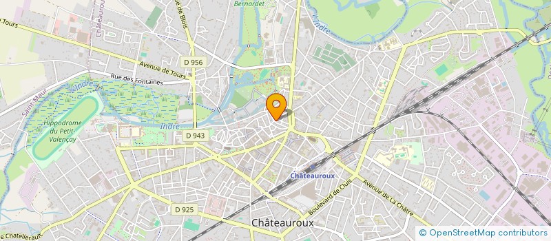 localisation de l'entreprise MONSIEUR LUDOVIC BOURRET à CHATEAUROUX