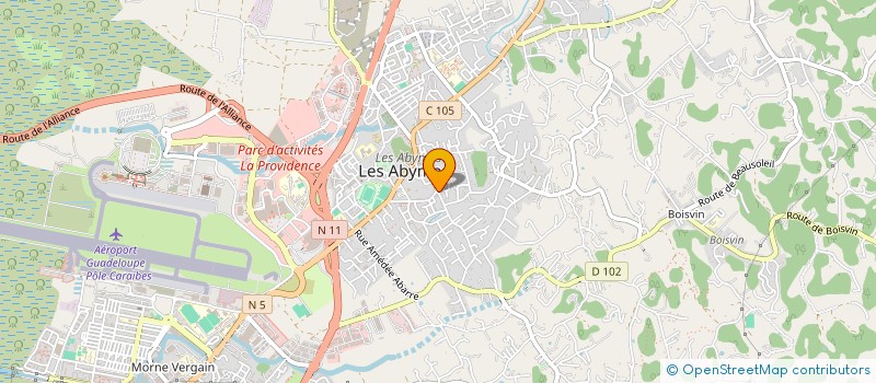 localisation de l'entreprise MONSIEUR LUDOVIC BOUSARDO à LES ABYMES