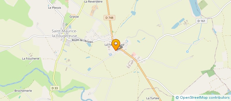 localisation de l'entreprise MONSIEUR LUDOVIC BOUSSEAU  SAINT MAURICE ETUSSON