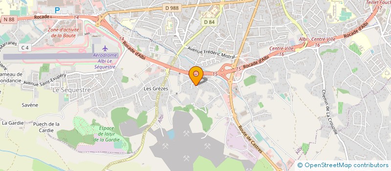 localisation de l'entreprise MONSIEUR LUDOVIC BOUSTOULER à ALBI