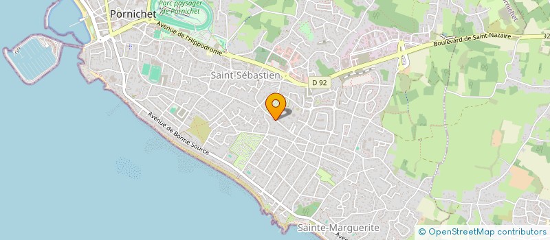 localisation de l'entreprise MONSIEUR LUDOVIC BOUTEILLER à PORNICHET