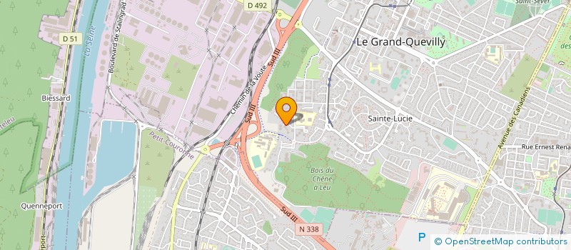 localisation de l'entreprise MONSIEUR LUDOVIC BOUTELOUP  LE GRAND-QUEVILLY