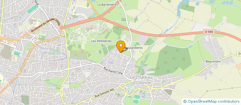 localisation de l'entreprise MONSIEUR LUDOVIC BOYER à LES SABLES D'OLONNE