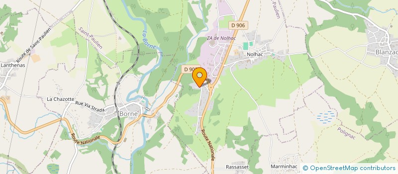 localisation de l'entreprise MONSIEUR LUDOVIC BOYER  SAINT-PAULIEN