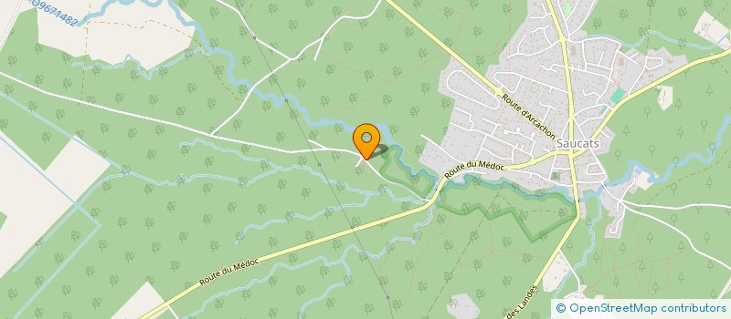 localisation de l'entreprise MONSIEUR LUDOVIC BOYER  SAUCATS