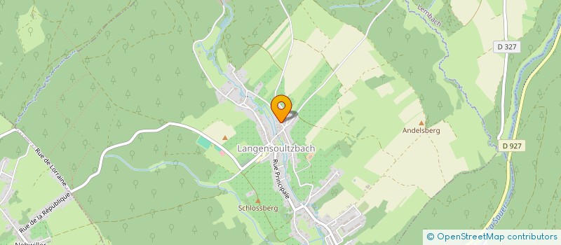 localisation de l'entreprise MONSIEUR LUDOVIC BRACHET  LANGENSOULTZBACH