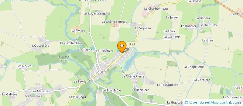 localisation de l'entreprise MONSIEUR LUDOVIC BRACONNIER  COUFFE