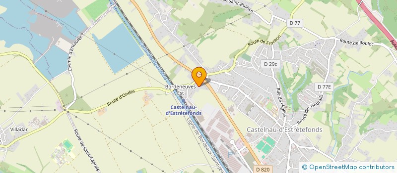 localisation de l'entreprise MONSIEUR LUDOVIC BRAGANCA  CASTELNAU-D'ESTRETEFONDS