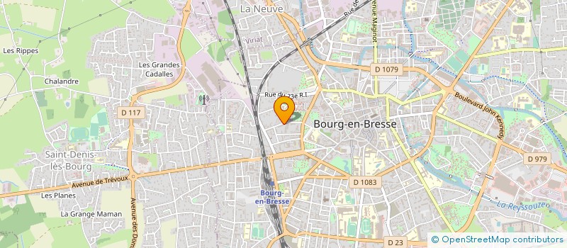 localisation de l'entreprise MONSIEUR LUDOVIC BRAGUIER à BOURG-EN-BRESSE