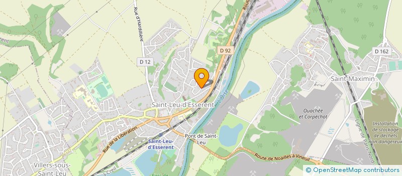 localisation de l'entreprise MONSIEUR LUDOVIC BREBANT  SAINT-LEU-D'ESSERENT