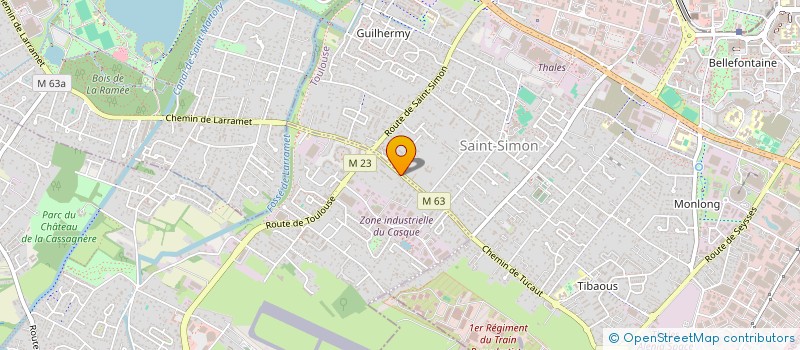 localisation de l'entreprise MONSIEUR LUDOVIC BREMENT  CUGNAUX