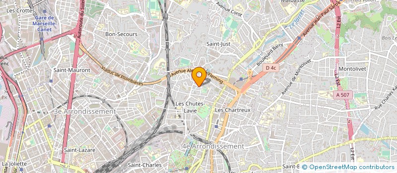 localisation de l'entreprise MONSIEUR LUDOVIC BRESSO à MARSEILLE