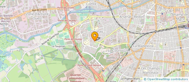 localisation de l'entreprise MONSIEUR LUDOVIC BRETEL à RENNES