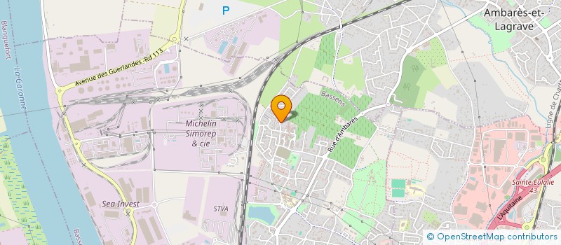 localisation de l'entreprise MONSIEUR LUDOVIC BRIAIS  BASSENS