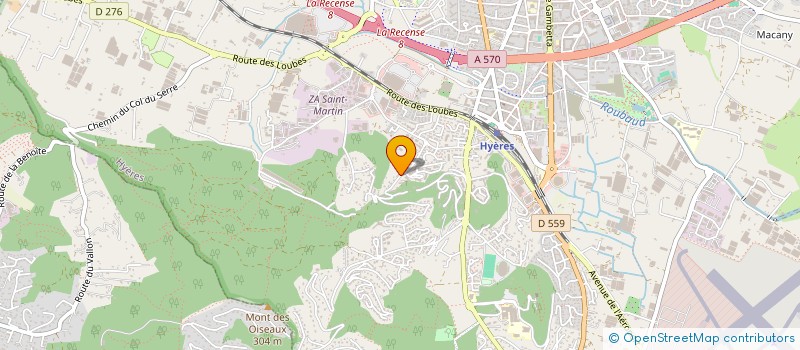 localisation de l'entreprise MONSIEUR LUDOVIC BRIAND à HYERES