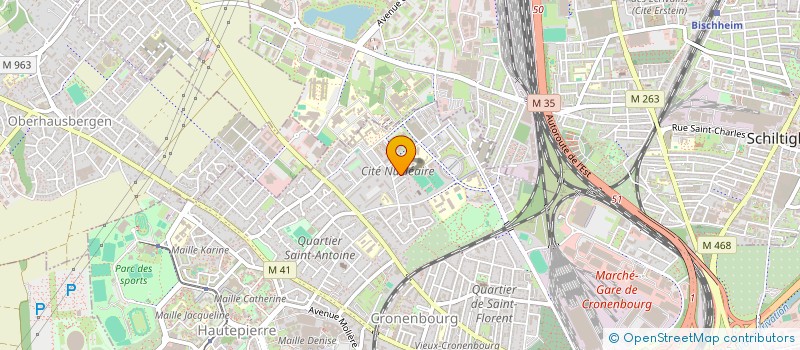 localisation de l'entreprise MONSIEUR LUDOVIC BRICKA à STRASBOURG