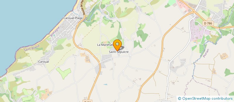 localisation de l'entreprise MONSIEUR LUDOVIC BRILLAND à ERQUY