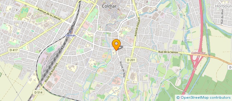 localisation de l'entreprise MONSIEUR LUDOVIC BRIQUET  COLMAR