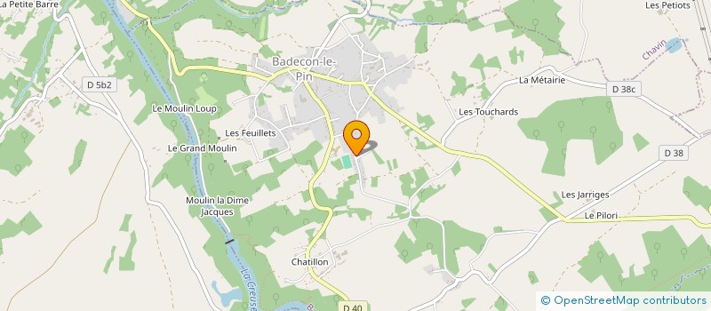 localisation de l'entreprise MONSIEUR LUDOVIC BROGGI à BADECON-LE-PIN