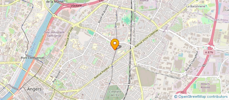 localisation de l'entreprise MONSIEUR LUDOVIC BROUARD à ANGERS