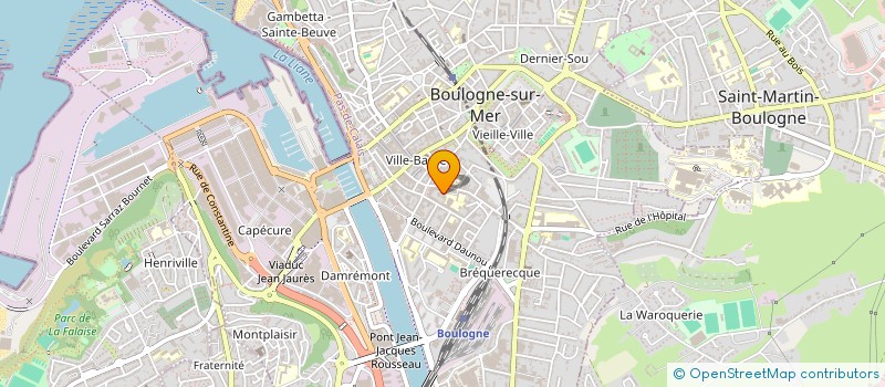 localisation de l'entreprise MONSIEUR LUDOVIC BRUCHET à BOULOGNE-SUR-MER
