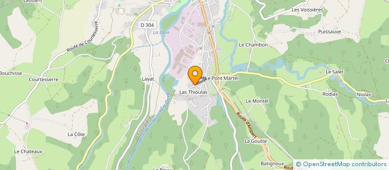 localisation de l'entreprise MONSIEUR LUDOVIC BRUGIERE à COURPIERE