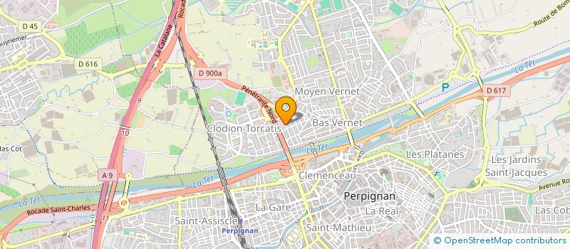 localisation de l'entreprise MONSIEUR LUDOVIC BUGNICOURT  PERPIGNAN