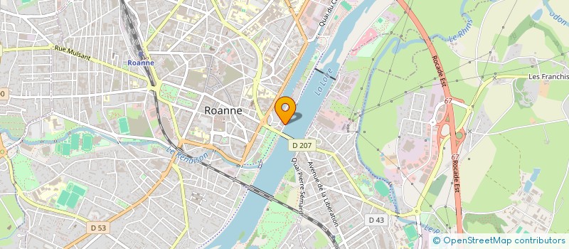 localisation de l'entreprise MONSIEUR LUDOVIC BULTEZ  ROANNE