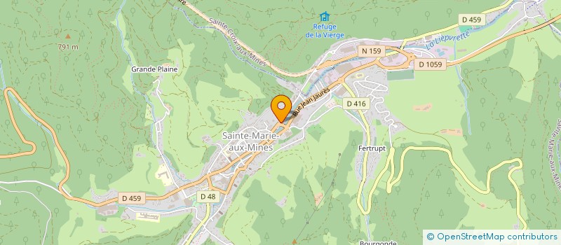 localisation de l'entreprise MONSIEUR LUDOVIC BURSTERT  SAINTE-MARIE-AUX-MINES