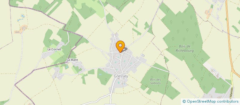 localisation de l'entreprise MONSIEUR LUDOVIC BUSSERET  GRESSEY