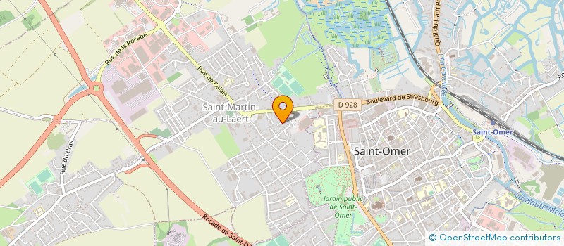 localisation de l'entreprise MONSIEUR LUDOVIC CABARET  SAINT-OMER