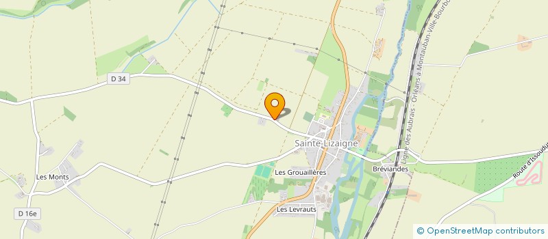 localisation de l'entreprise MONSIEUR LUDOVIC CADO à SAINTE-LIZAIGNE