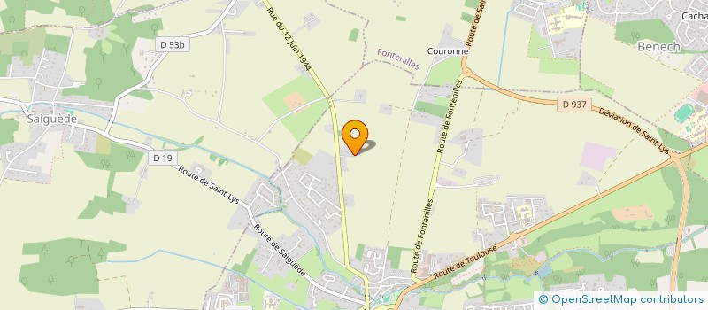 localisation de l'entreprise MONSIEUR LUDOVIC CALEY  SAINT-LYS