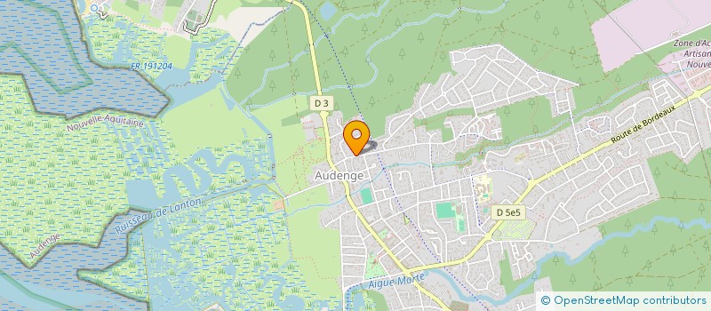 localisation de l'entreprise MONSIEUR LUDOVIC CALIOT  AUDENGE