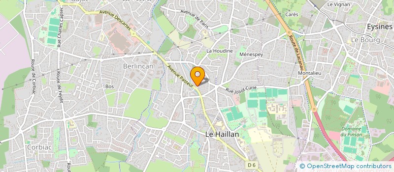 localisation de l'entreprise MONSIEUR LUDOVIC CAMBIASO  LE HAILLAN