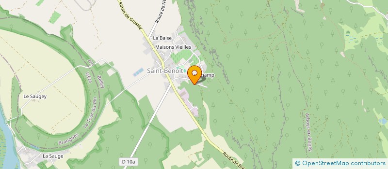 localisation de l'entreprise MONSIEUR LUDOVIC CANARIO  GROSLEE-SAINT-BENOIT