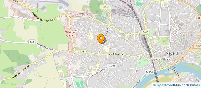 localisation de l'entreprise MONSIEUR LUDOVIC CANCRE à NEVERS