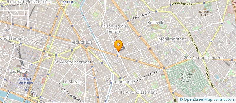 localisation de l'entreprise MONSIEUR LUDOVIC CANTAIS  PARIS