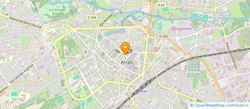 localisation de l'entreprise MONSIEUR LUDOVIC CAPELLE à ARRAS