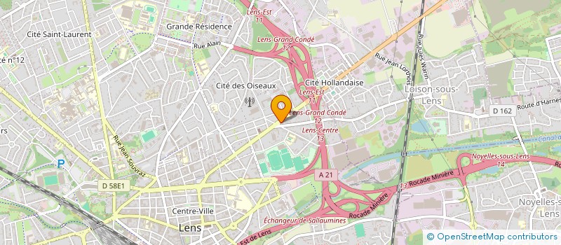 localisation de l'entreprise MONSIEUR LUDOVIC CAPILLON  LENS